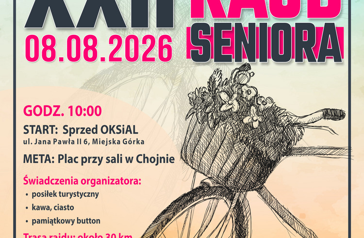 ZAPRASZAMY NA XXII RAJD SENIORA